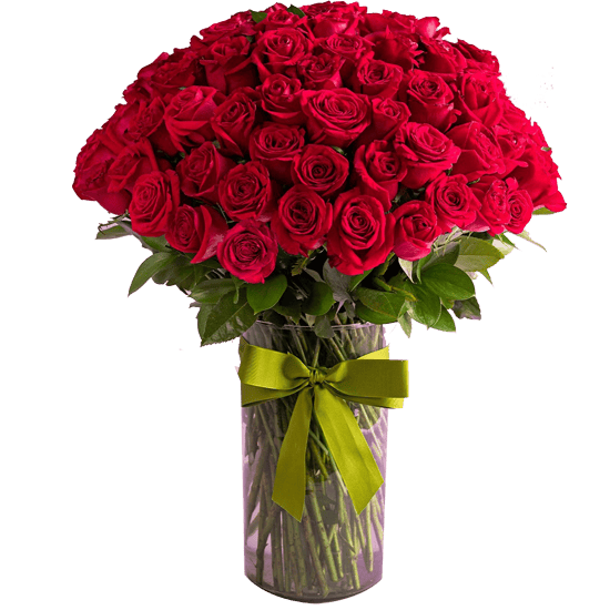 Florero con 150 rosas Florero con 150 rosas